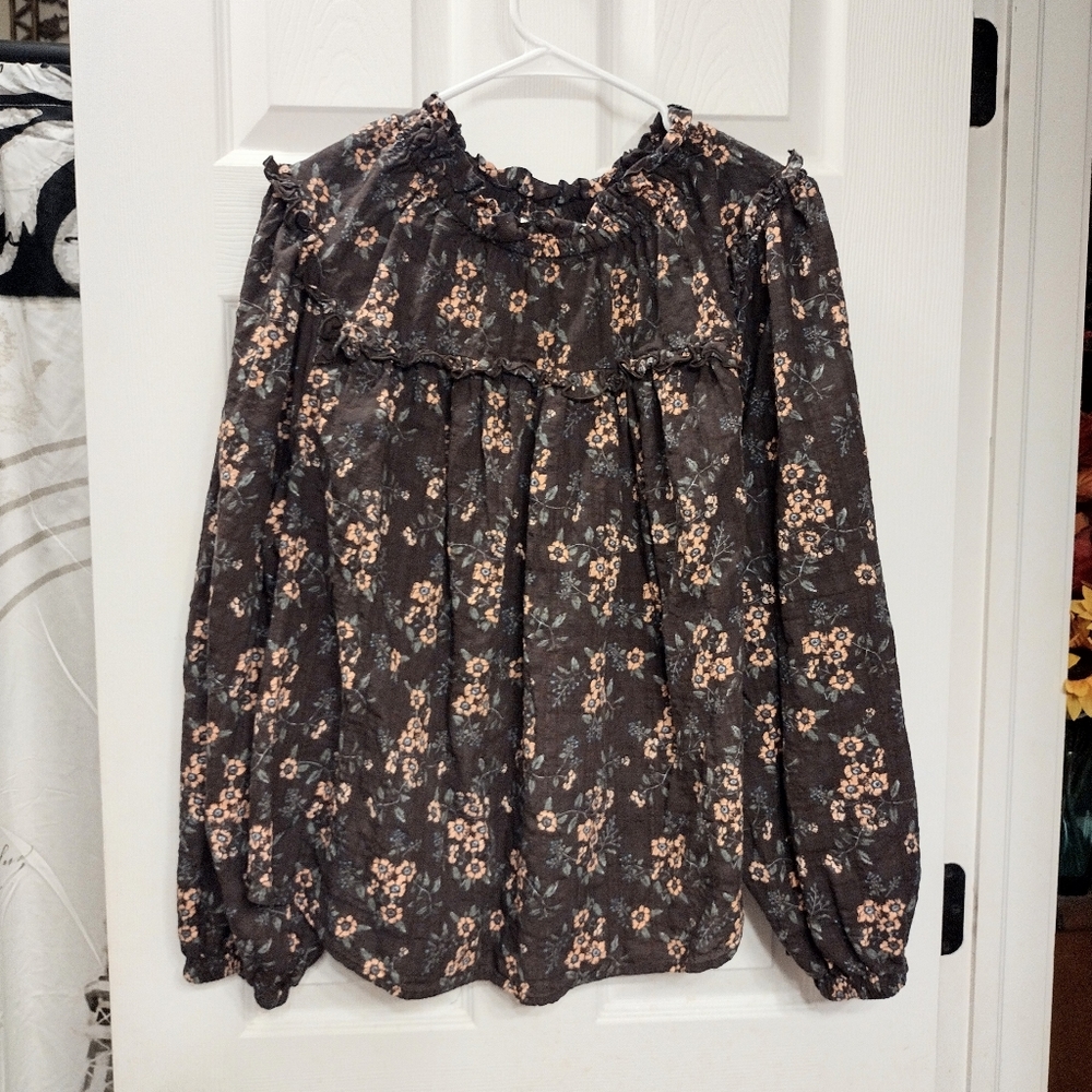 COPY - Ana Brown Blouse Size 3X